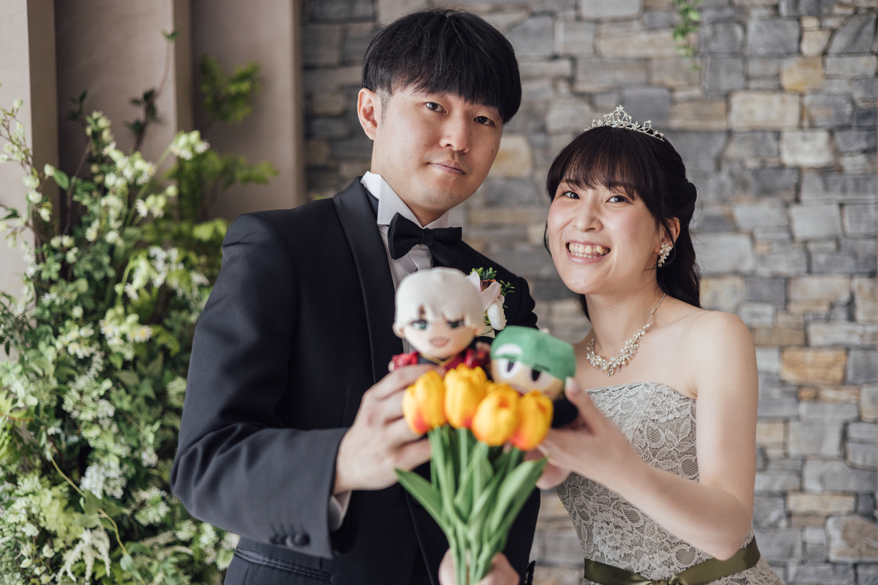 趣味フォトウェディング♡　グッズを使っておふたりらしさを演出！